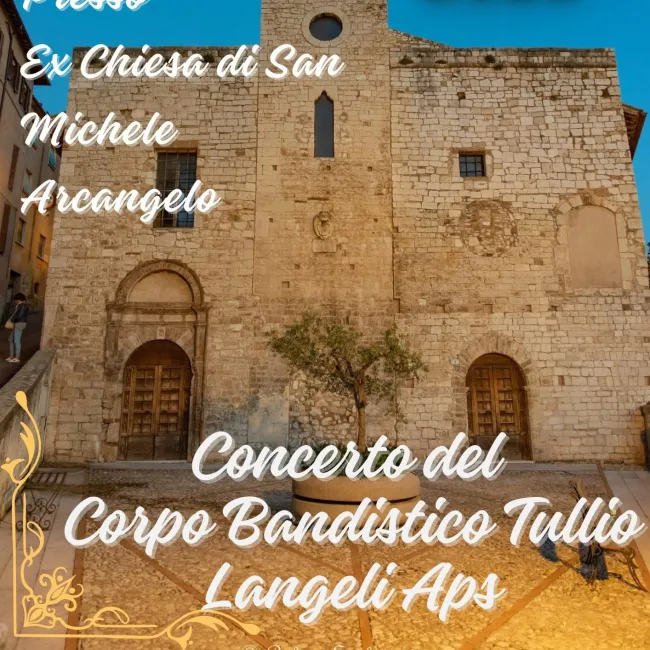 Locandina concerto banda