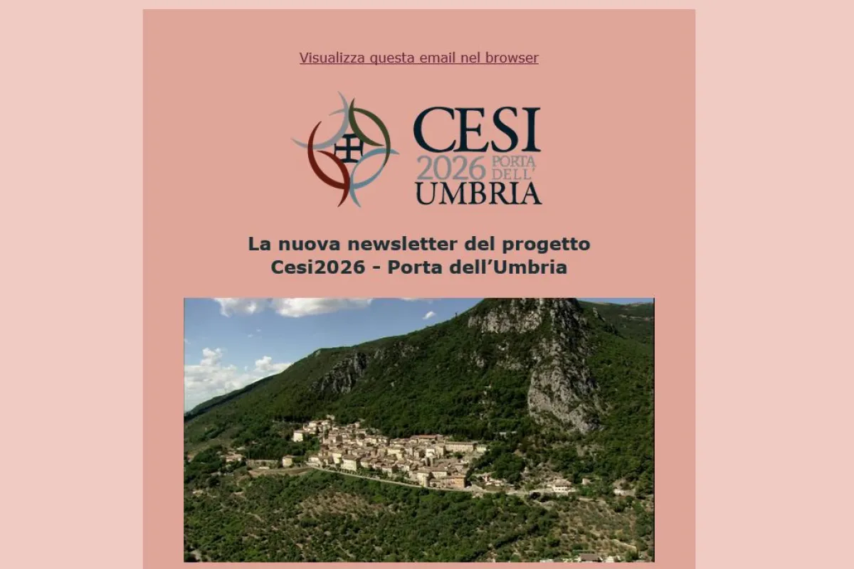 La nuova newsletter dedicata al progetto Cesi2026
