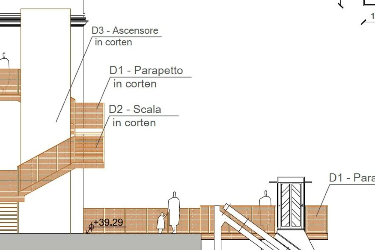 Intervento 29 - Percorso meccanizzato dal parcheggio al borgo
