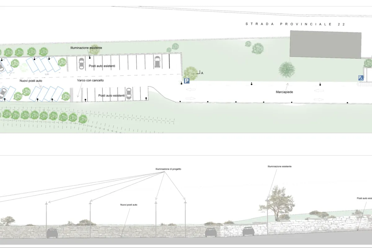 Intervento 28 - Parcheggio sottostante il borgo