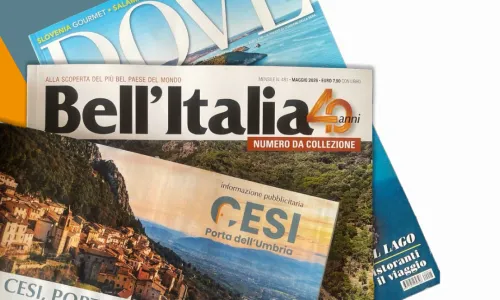 Il borgo di Cesi presente su Bell'Italia e Dove